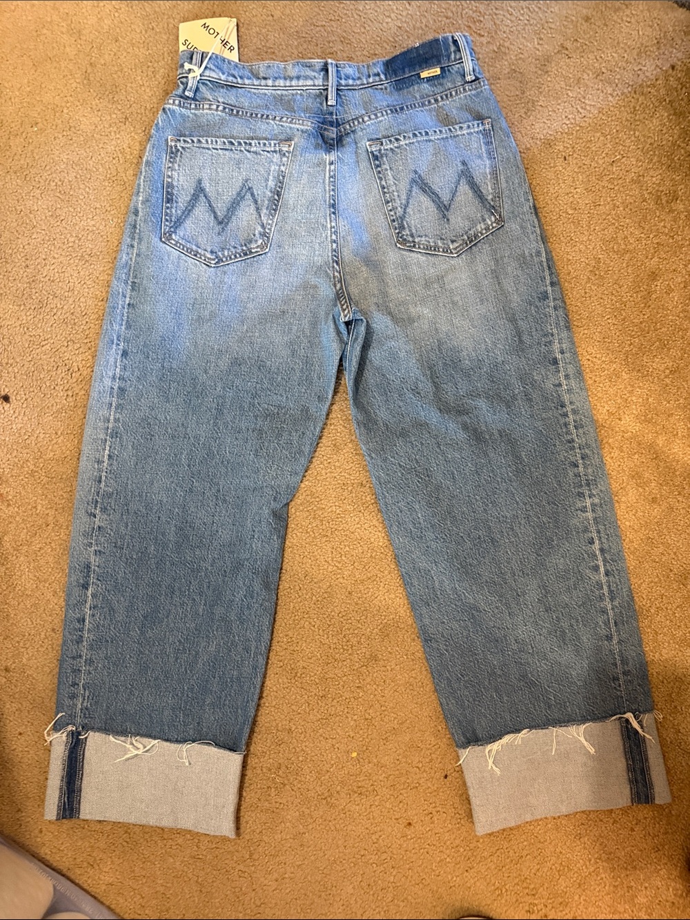 NWT! MOTHER half pipe ankle cuff fray - Picture 6 of 7